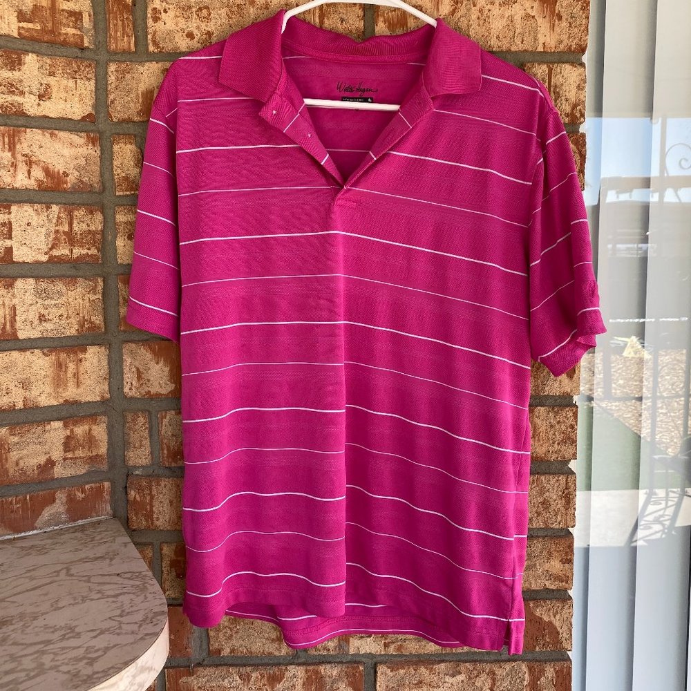 Pink Golf Polo Walter Hagen Hydro-Dri (medium)